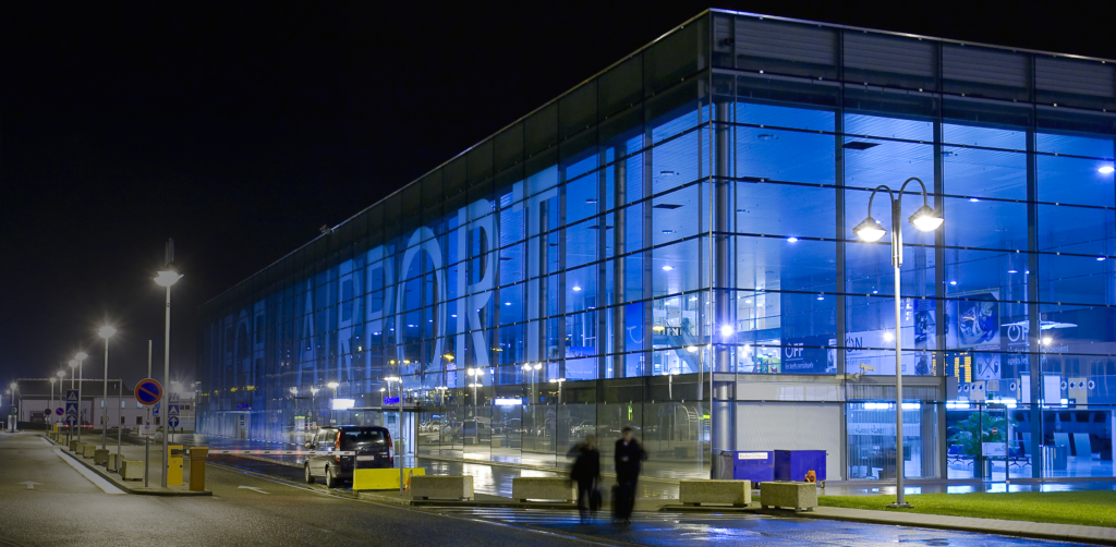 Liege Airport entrance
